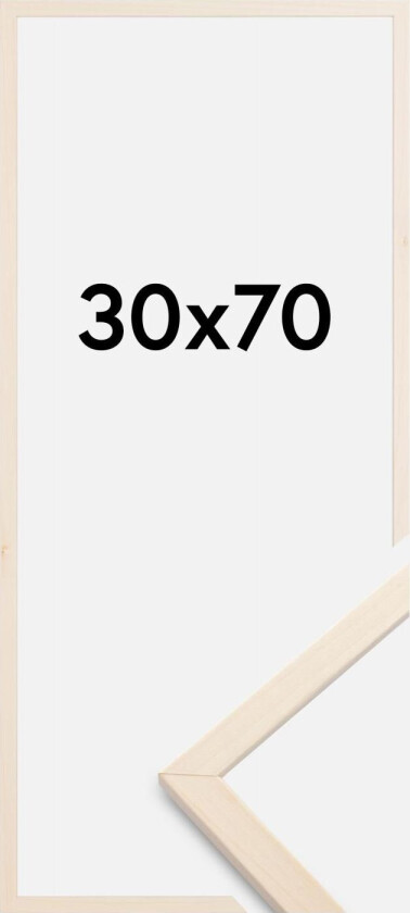 Ramme Edsbyn Akrylglass Lønn 30x70 Cm