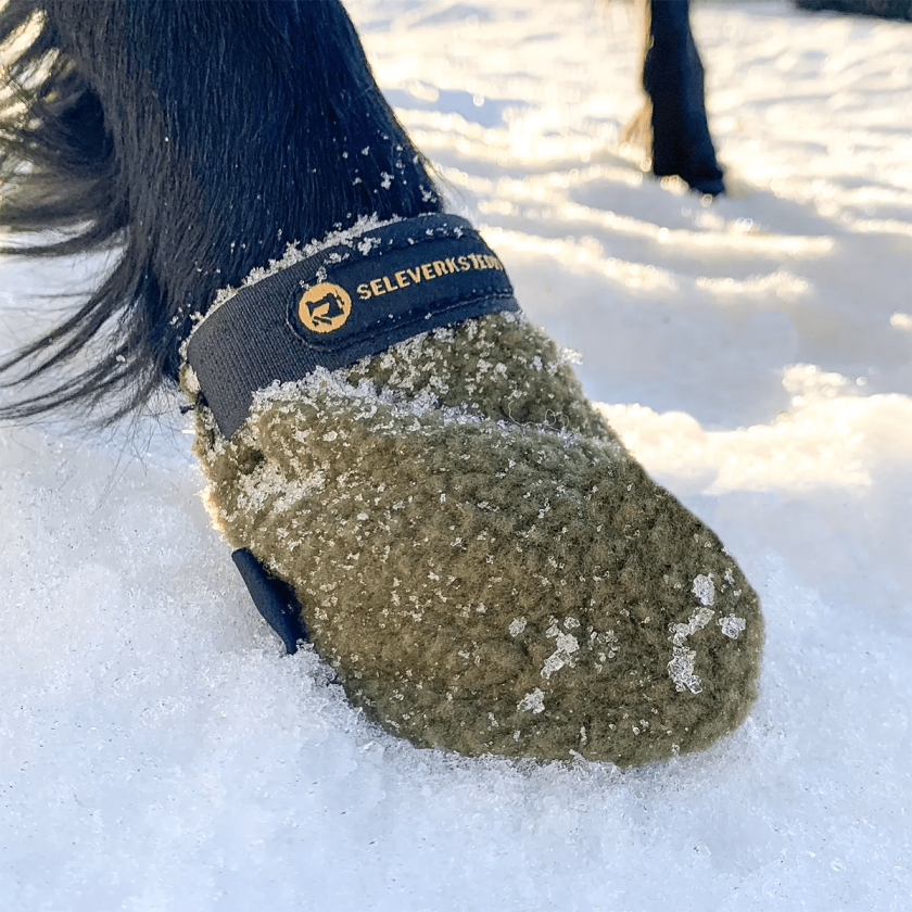 Potesokker Fleece 4-pk Grønn Small