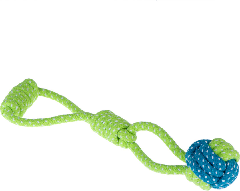 Bilde av Hundeleke Limoen Tau & Ball - ca. Ø 6 x L 32 cm