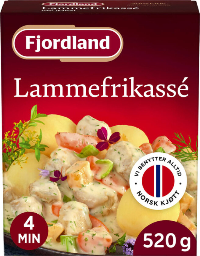 Fjordland Lammefrikassé med Poteter 520g