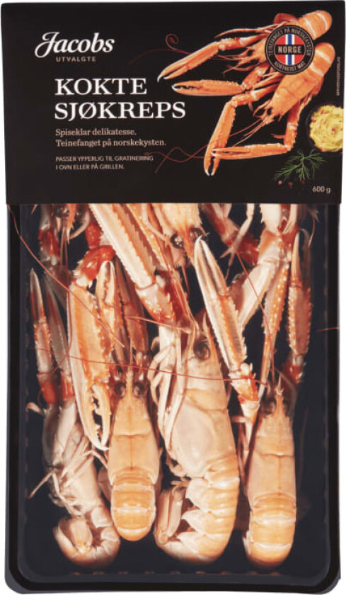 Sjøkreps Kokte 600g