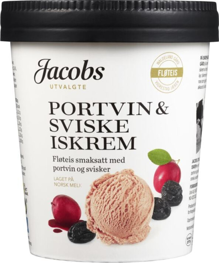 Iskrem Portvin &Svisker 500ml