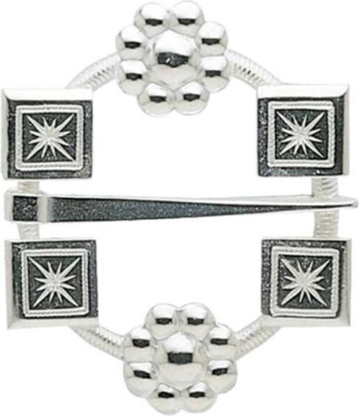 Halsring Fana i 830 hvitt sølv