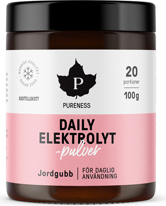 Daily Elektrolyttpulver Jordbær 100 g