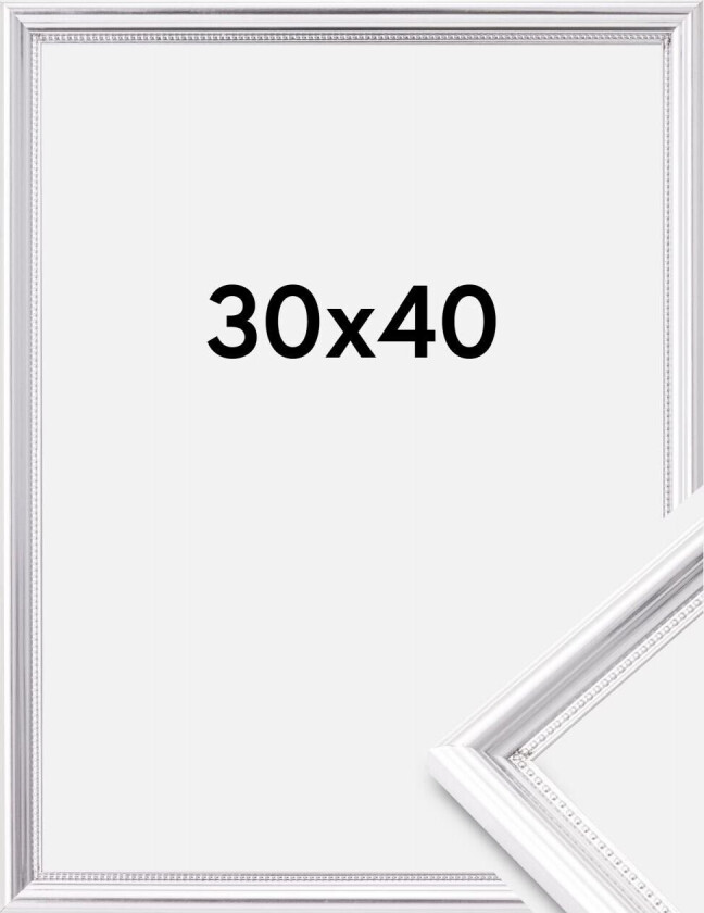 Ramme Gala Akrylglass Sølv 30x40 Cm