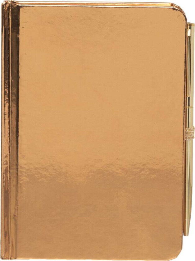 Notatbok A6 m/penn Luxe Metallic