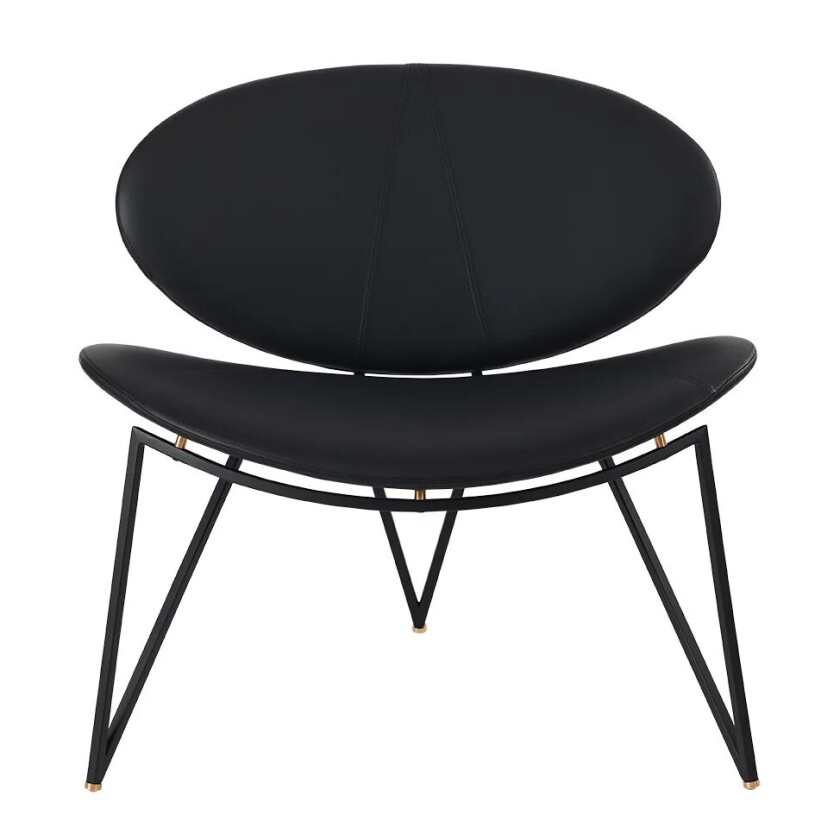 Semper loungestol Black-black