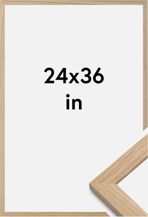 Ramme Oak Wood 24x36 Inches (60,94x91,44 Cm)