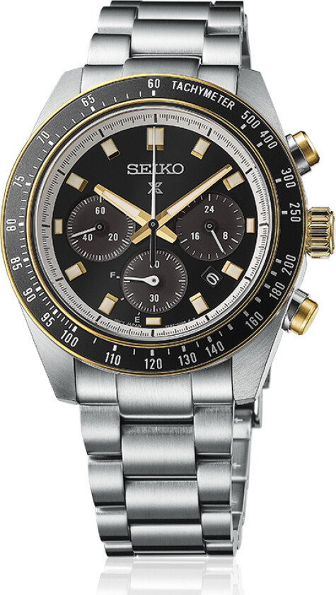 Prospex Speedtimer SSC941P1 - Kvarts - Sølv - Herreklokker - Rustfritt stål - ledd m/pin - Safir