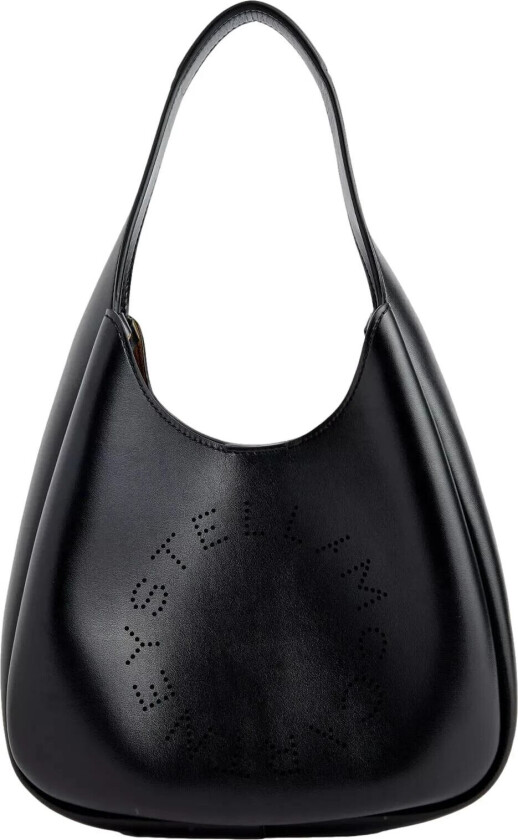 Stella Mccartney Small Hobo Tote Alter Mat Veske Sort Sort female