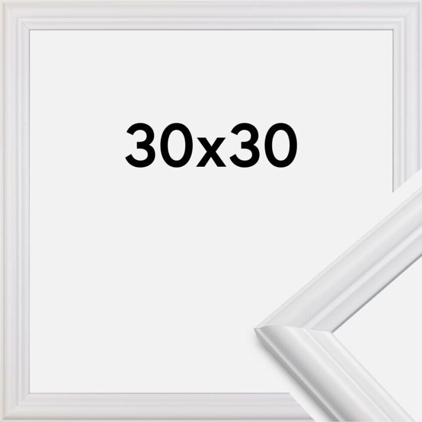 Ramme Siljan Hvit 30x30 Cm