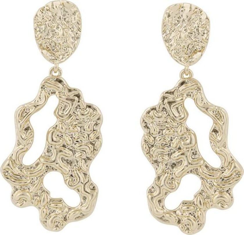 Snö Of Sweden Lauren Pendant Earring Plain Gold