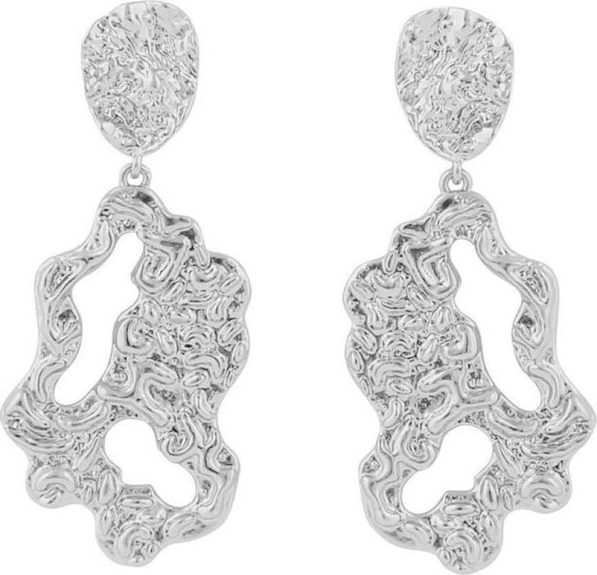 Snö Of Sweden Lauren Pendant Earring Plain Silver