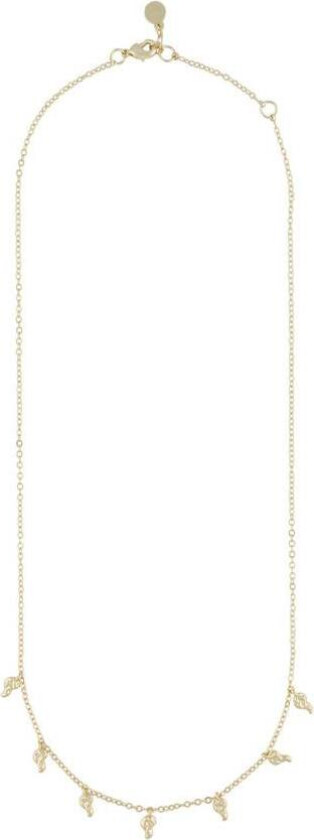 Snö Of Sweden Lauren Charm Necklace Plain Gold 45cm