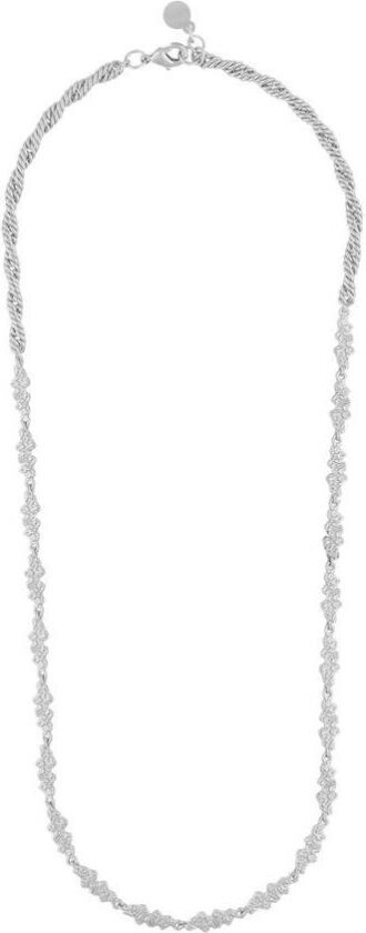 Snö Of Sweden Lauren Small Necklace Plain Silver 42cm