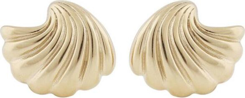 Snö Of Sweden Dakota Twist Small Earring Plain Gold