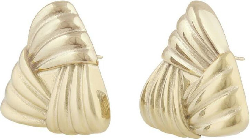 Snö Of Sweden Dakota Angle Earring Plain Gold