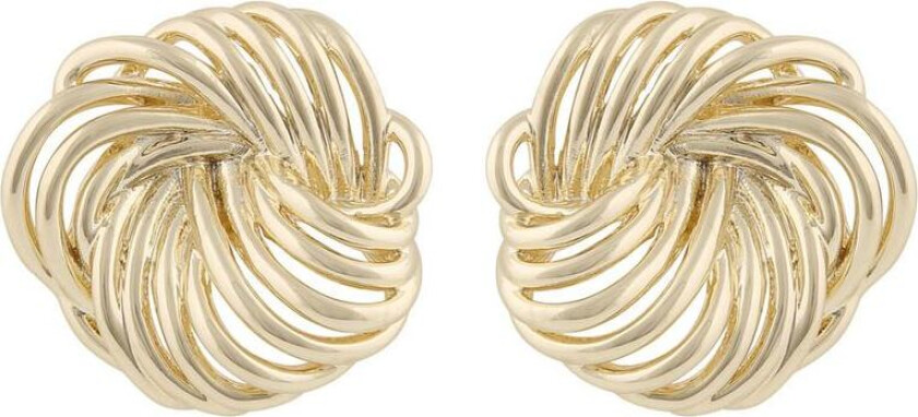 Snö Of Sweden Dakota Big Round Earring Plain Gold