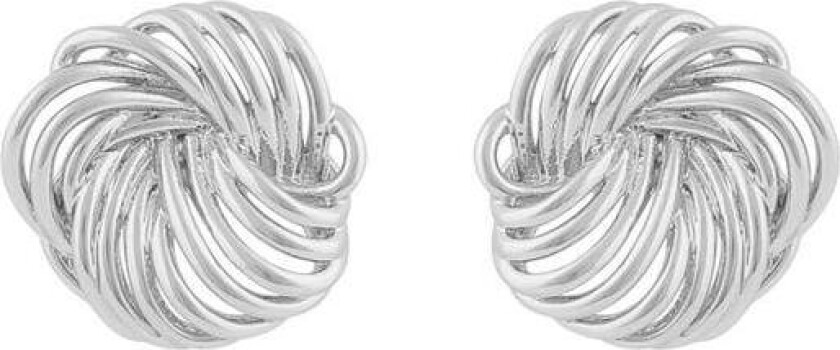 Snö Of Sweden Dakota Small Round Earring Plain Silver