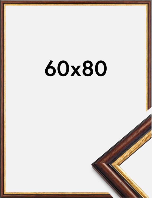 Ramme Siljan Akrylglass Brun 60x80 Cm