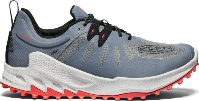 Men's Zionic Waterproof Hiking Shoe Steel Grey/Poppy Red 45, Steel Grey/Poppy Red