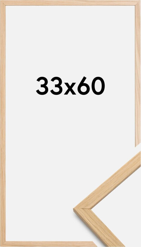 Ramme Edsbyn Akrylglass Eik 33x60 Cm