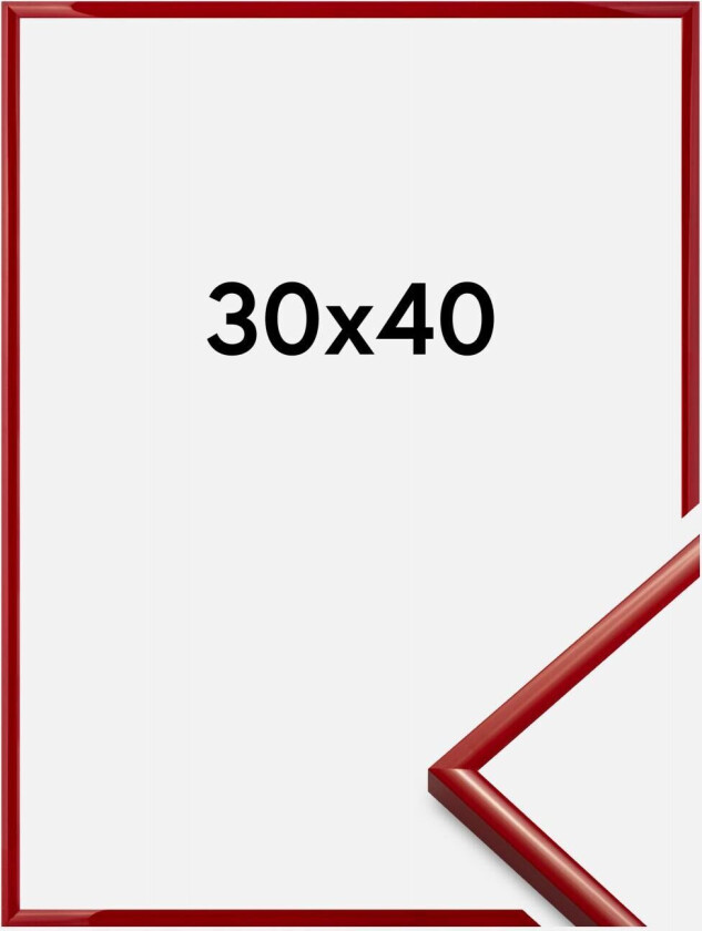 Ramme New Lifestyle Akrylglass Medium Red 30x40 Cm