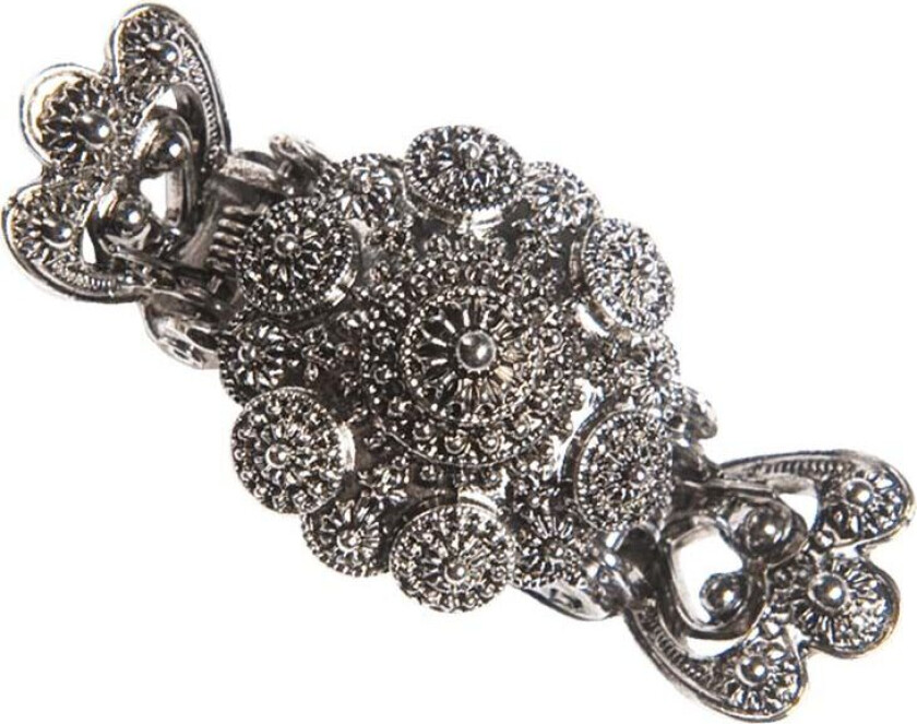 Nora hårklype i 830 oksidert sølv