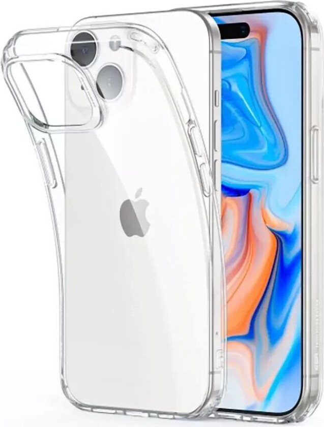 iPhone 15 Plus Deksel Project Zero Slim Clear Deksel - Gjennomsiktig