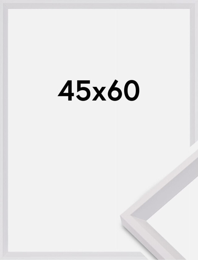 Ramme Globe Akrylglass Hvit 45x60 Cm