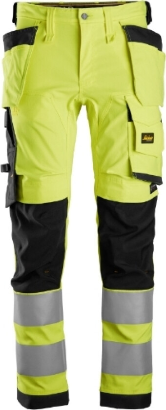 Snickers Arbeidsbukse 6243 Gul/Sort Hi-Vis 46