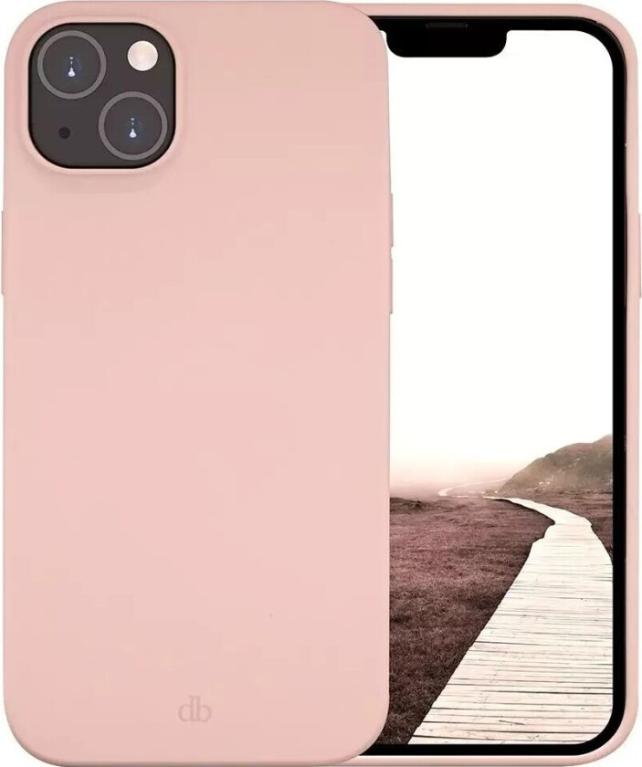 iPhone 14 Plus dbramante1928 Costa Rica Silikon Deksel - 100% Resirkulert Plast - Pink Sand