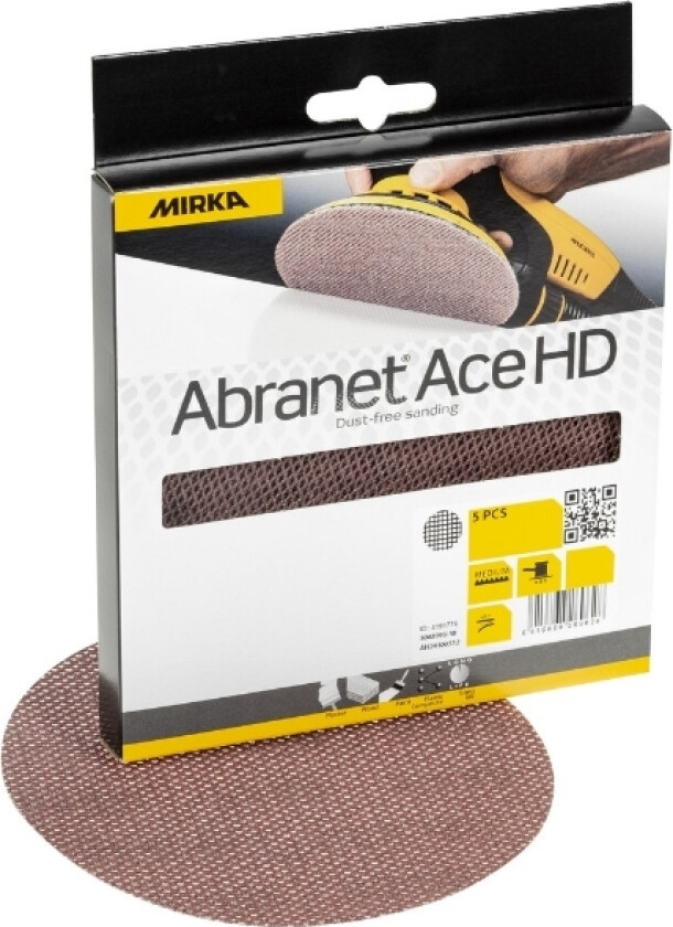 Abranet ACE HD 125MM P40 5 stk.