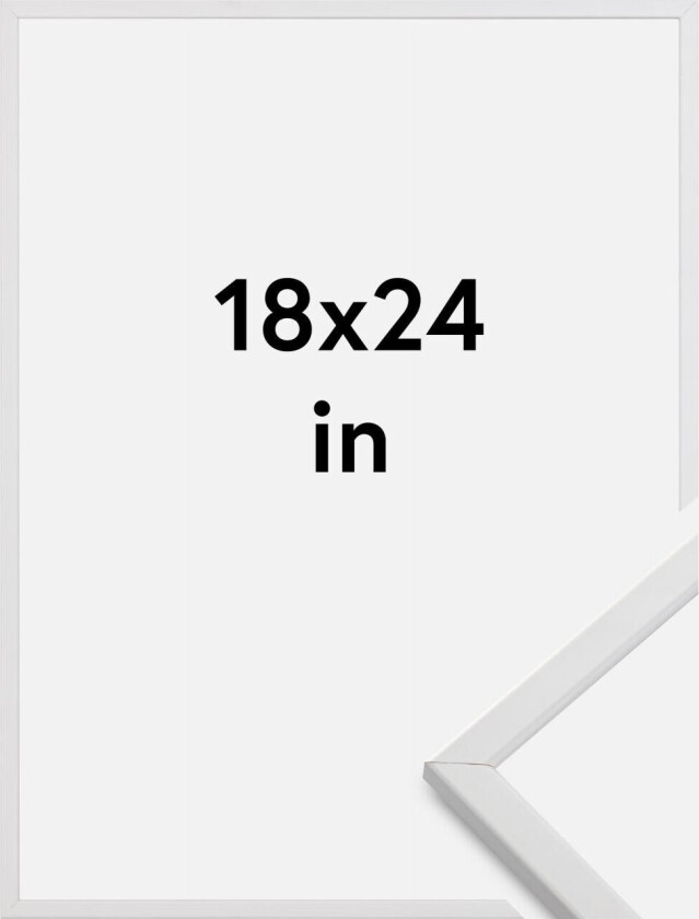 Ramme Galant Akrylglass Hvit 18x24 Cm