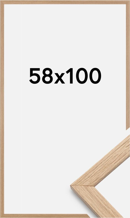Ramme Stilren Akrylglass Eik 58x100 Cm