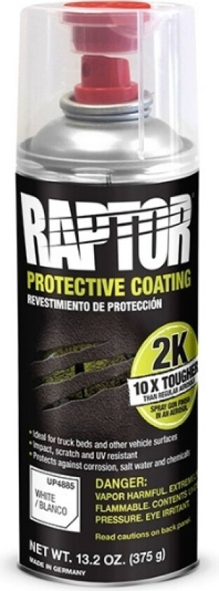 RAPTOR 2K BEDLINER HVIT