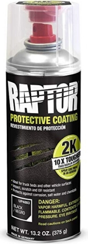RAPTOR 2K BEDLINER SVART