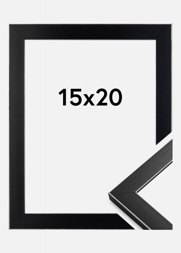 Ramme New York Svart 15x20 Cm