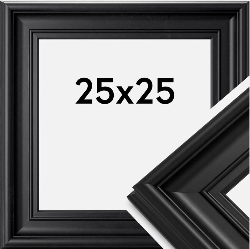 Ramme Mora Premium Svart 25x25 Cm