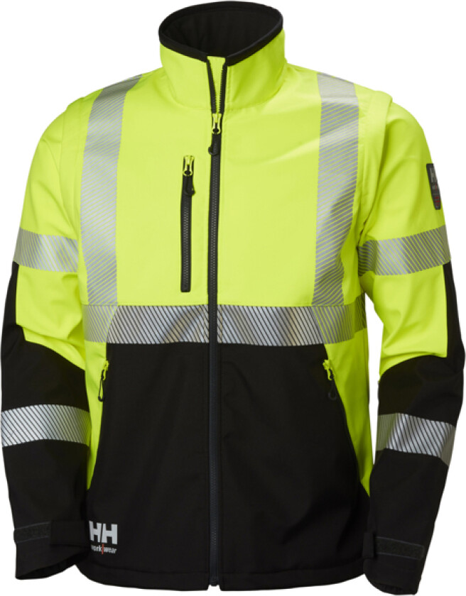 Jakke Gul Xl Icu Softshell