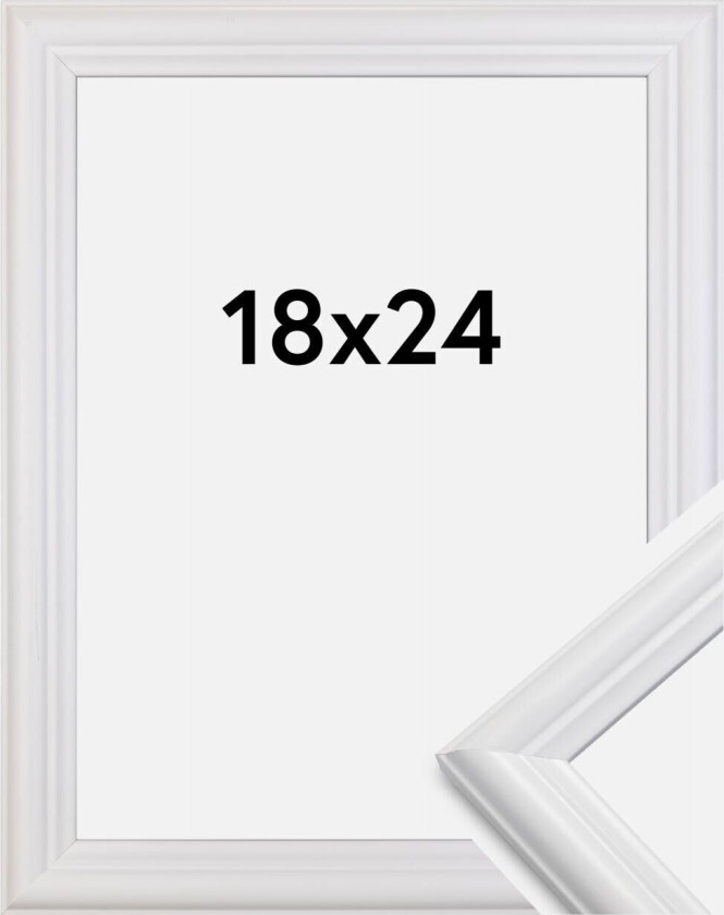 Ramme Siljan Hvit 18x24 Cm