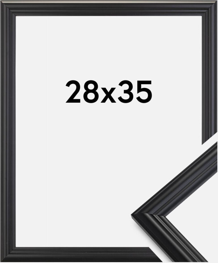 Ramme Siljan Akrylglass Svart 28x35 Cm