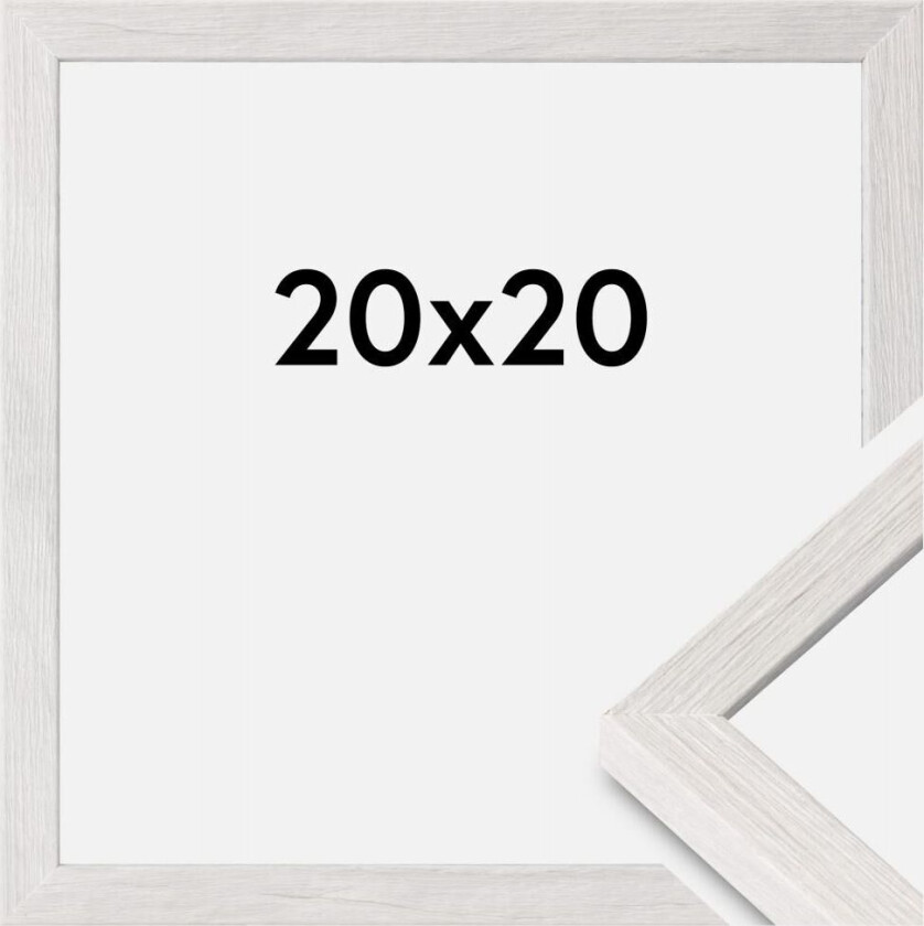 Ramme Ares Akrylglass White Oak 20x20 Cm