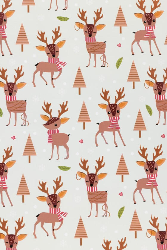 Bilde av Gavepapir Isblå Bambi 5 M