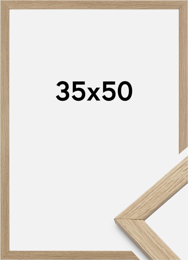 Bilde av Ramme Stilren Akrylglass Eik 35x50 Cm