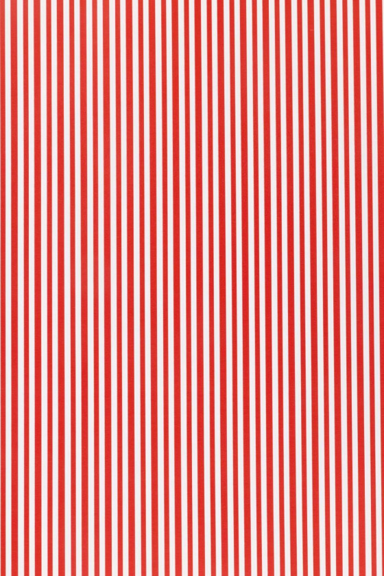 Gavepapir Rød/hvit Striper 5 M