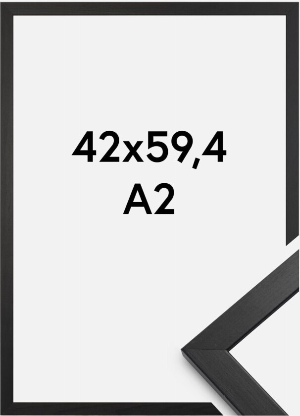 Ramme Stilren Akrylglass Svart 42x59,4 Cm (A2)