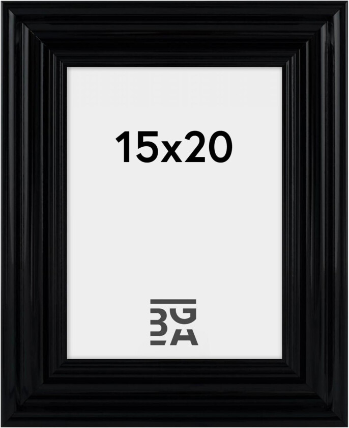 Focus Ramme Charleston Svart 15x20 Cm