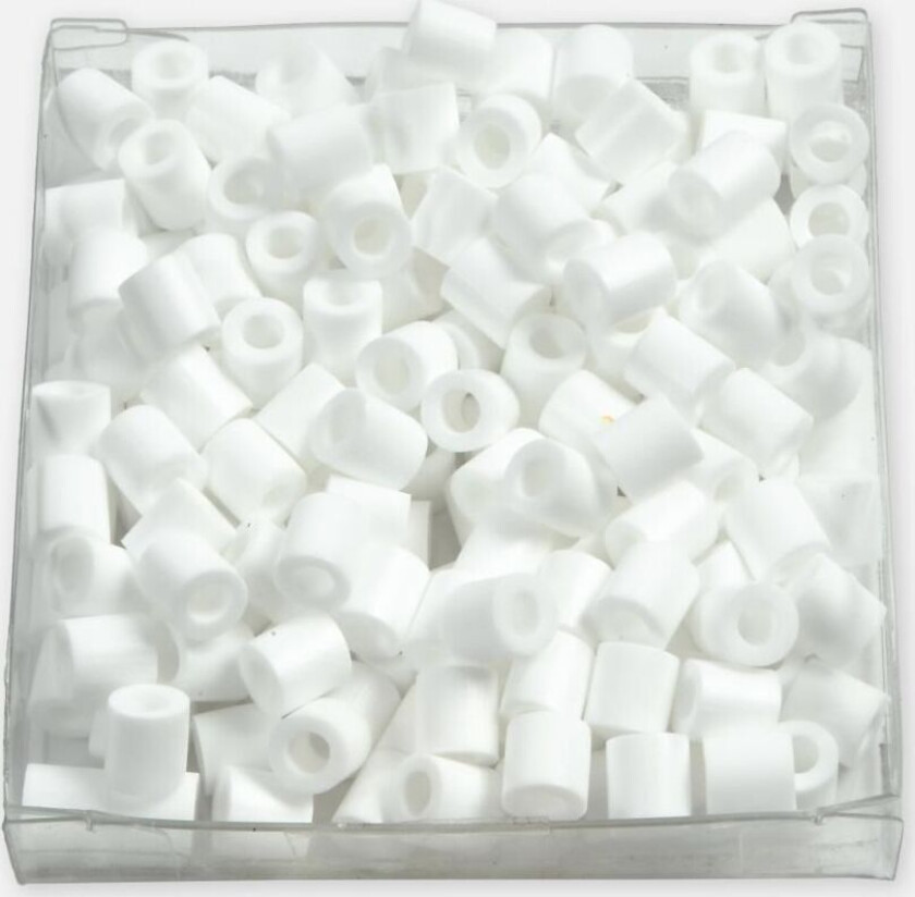 Rørperler Hvit M 6000 Stk