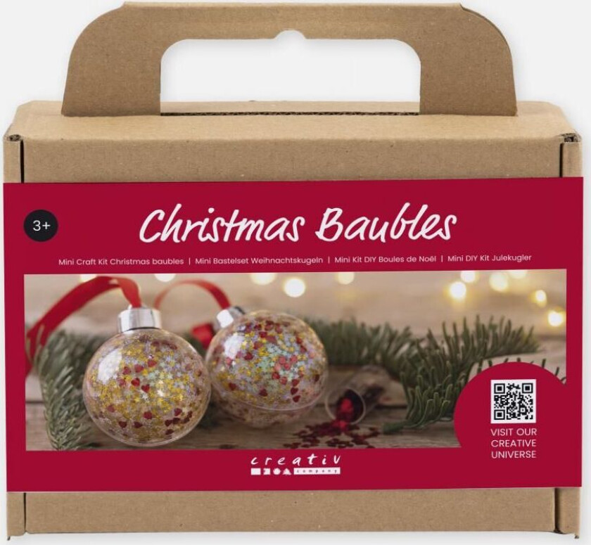 Mini Diy Sett Julekuler Paljetter